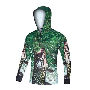 Custom Wholesale Men's Fishing <b>Hoodies</b> 100% Polyester UPF 50+ <b>UV</b> <b>Protection</b> Waterproof Windproof Breathable Quick Dry - Product Image 1