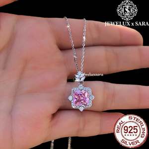 Collier pendentif en argent sterling fait main de qualité supérieure avec diamant moissanite pour femme, idéal pour les bijoux de mariée et l'usage quotidien - Product Image 3