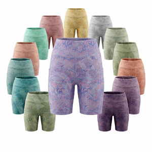 Shorts de sport personnalisés de qualité supérieure, sans couture, extensibles, respirants, pour fitness, yoga, cyclisme, vêtements de sport OEM - Product Image 1
