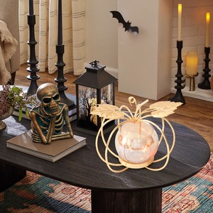 Ensemble de porte-bougies vintage en forme de couronne – Accent décoratif élégant pour une décoration intérieure de luxe - Product Image 6