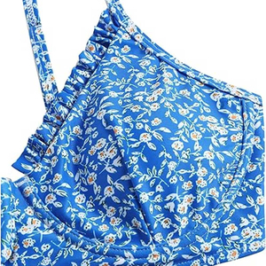 Solid Colorful Women's 2 Piece Adult <b>Bikini</b> <b>Set</b> Plus Size Breathable Waterproof Customizable Design Reasonable Price with 4 Way - Product Image 6
