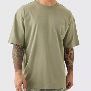 Camisetas de Hombre Premium de Poliéster/Algodón con Logotipo en Relieve Personalizado, Diseño 3D, Cuello Redondo, Ecológicas y de Secado Rápido, Venta al Por Mayor - Product Image 2