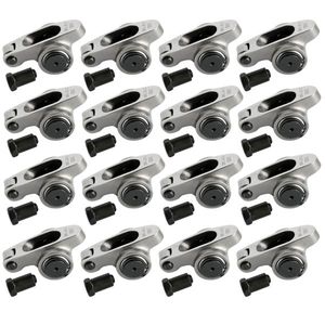 Self-Aligning Stainless Steel Full Roller Rocker Arms Kit for Chevrolet SBC 350 1.6 Ratio 7/16 Inch Nuts Tuning Engine Systems - Product Image 2