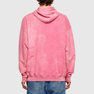 Hoodies pour hommes les plus vendus pour l'hiver, design délavé et vieilli, grandes tailles, basiques unis en mélange de coton - Product Image 2