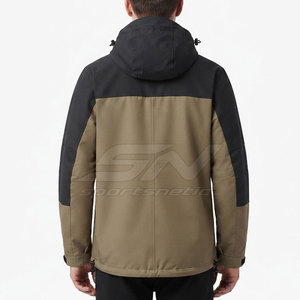 Veste de randonnée pour homme, légère, à capuche, résistante à l'eau, respirante, fermeture éclair intégrale, pour trekking, trail et aventures en plein air - Product Image 4