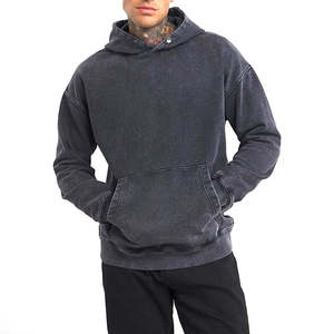 Sudadera con Capucha Personalizada para Hombre, Estilo Hip Hop, Color Sólido, Talla Grande, Corte Regular, 100% Algodón Ecológico, Premium 2025 - Product Image 2