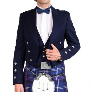 Veste et gilet Prince Charlie élégants, parfaits pour les événements formels écossais et les vestes Prince Charlie des Highlands - Product Image 1