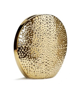 Modern Stainless Steel Tabletop <b>Vase</b> Handmade High Quality Eco-Friendly Decorative Metal Flower <b>Vase</b> <b>Gold</b> Finish Design Home - Product Image 1