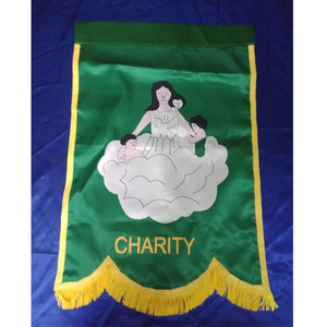 ชุดเครื่องราชอิสริยาภรณ์มาซอนิก แบนเนอร์ OES ชุดดาวสามเหลี่ยมสีแดง พร้อมตราสัญลักษณ์และตัวอักษร รวมถึงโลโก้ ปี 2026 - Product Image 6