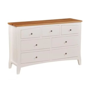 Cómoda Moderna LANCASTER RANGE de 7 Cajones, Mueble de Madera Sólida con Espejo Iluminado para Dormitorio, Mueble de Maquillaje para Hotel, Fabricado en Vietnam - Product Image 5