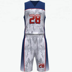 Tenues de basketball prêtes pour les tournois, fabriquées en tissu polyester durable, panneaux latéraux respirants, gestion de l'humidité - Product Image 1