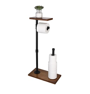 Porte-papier toilette moderne en métal écologique pour salle de bain - Product Image 4