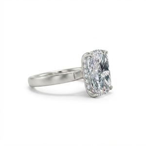 Anillo de Diamantes de Platino PT950 Premium con Diamante Cultivado en Laboratorio, Joyería Fina Elegante para Hombres y Mujeres - Product Image 3