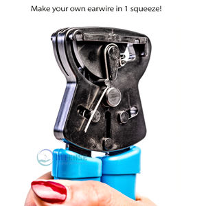 Pince à boucles d'oreilles en acier inoxydable 1 étape pour la fabrication de bijoux DIY, boucles d'oreilles faites à la main, artisanat de bijouterie, qualité professionnelle précise - Product Image 3