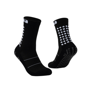 Manufacture Wholesale <b>Long</b> Custom Anti <b>slip</b> Soccer Grip Socks with logo Cotton Socks with Letter Men Sport Socks - Product Image 2