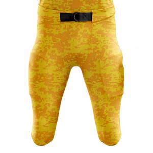 Maillot de football américain camouflage jaune pour homme avec numéro 50 imprimé par sublimation, col en V, manches courtes, uniforme ajusté - Product Image 4
