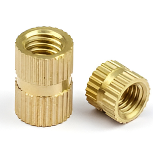 Meilleur prix, qualité supérieure, inserts en laiton à rainures diamantées pour un fixation filetée robuste et des applications industrielles - Product Image 1