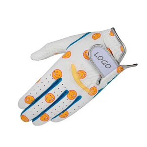 Gants de golf pour femmes personnalisés avec logo brodé, tendance du moment, couleur personnalisée, matériau PU respirant, fermeture à boucle, antidérapants, doux - Product Image 4