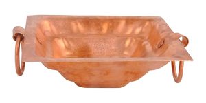 Panchpatra indienne traditionnelle en laiton, artisanat traditionnel, avec cuillère et assiette, ensemble Panchpatra antique avec Achamani et Thali - Product Image 3