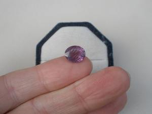 Aigue-marine naturelle ovale fantaisie, gemme naturelle laserée 11x9mm, certifiée par un tiers, pour la fabrication de bijoux verts - Product Image 2