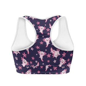 Sujetador deportivo de último diseño, recién llegado, para mujer, con sublimación, de alto impacto, espalda cruzada, top deportivo elegante para mujer, con sublimación. - Product Image 2