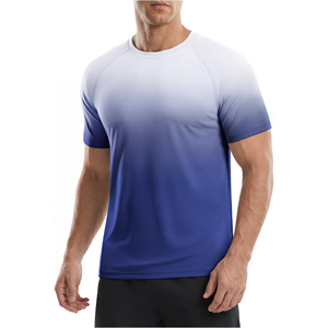Wholesale Custom Logo Performance Shirt Lightweight Sports Top Workout Clothing For Summer Quick Dry Athletic Wear Top - Product Image 1
