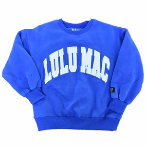 เสื้อสเวตเชิ้ต LULU MAC สีขาว คอวี ผ้าคอตตอน แต่งลายทวิลล์ ทรงโอเวอร์ไซส์ ใส่ได้ทั้งชายและหญิง สไตล์ลำลอง  ถักนิตติ้ง  โลโก้ปักด้านหน้า เหมาะสำหรับฤดูหนาว - Product Image 2