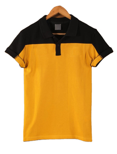 Camiseta de Golf Personalizada con Logotipo, 100% Algodón, de Alta Calidad, para Hombre, Cuello de Punto Vintage, Lisa, Teñida, con Bolsillo - Product Image 3