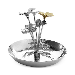 Elegante Juego de Tazones de Acero Inoxidable para Servir, con Base Antideslizante y Asa Artística, para Regalos de Lujo - Product Image 3