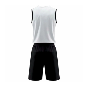 Conjunto de Uniforme de Baloncesto Unisex Evostitch Negro con Estampado Animal en la Parte Delantera, Franjas Laterales Coloridas, Jersey sin Mangas con Cuello en V y Pantalones Cortos que Absorben la Humedad - Product Image 6