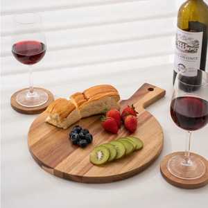 Premium Wooden Chopping Board Classic Design Cutting Board Cheese Serving Tray Handmade Durable Multi Purpose Kitchen Board - Product Image 4