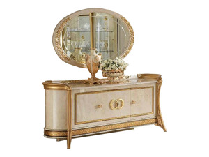 Juego de Comedor Clásico de Lujo en Madera de Teca Sólida, Color Crema Dorado, 6 Sillas, Mesa Ovalada, Muebles de Cocina para el Hogar, Estilo Europeo Real - Product Image 5