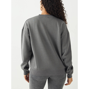 Sweat-shirt à capuche tendance automne-hiver 2026, impression 3D personnalisée, haut de survêtement en coton French Terry 360 GSM, sans capuche - Product Image 5