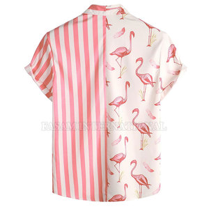 Custom Made Bulk Quantity Hawaii Shirts & Shorts Set Oem Service Latest Style Hawaii Shirts & Shorts Set - Product Image 5