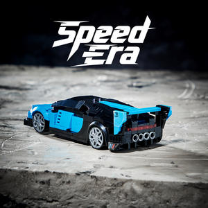 Kit de construction de modèle de voiture en plastique Creative Domestic Bolide Vision GT MOC Speed 8, jouet pour enfants - Product Image 2