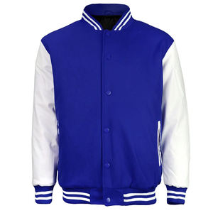 Chaqueta Varsity de Lana para Hombre con Mangas de Cuero, Logotipo Personalizado, al por Mayor, de Alta Calidad y Estilo, Nueva Moda - Product Image 4