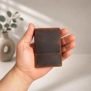 Custom Genuine Leather <b>Card</b> Holder Wholesale Slim Credit <b>Card</b> Pocket <b>Case</b> Luxury RFID <b>Business</b> <b>Card</b> Wallet LCH-0168 - Product Image 1