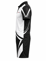 Ensemble de polos sportifs pour hommes 4FORCE, noir et blanc, couleur contrastée, séchage rapide, vêtements d'été avec logo sur le devant, polos et shorts pour hommes