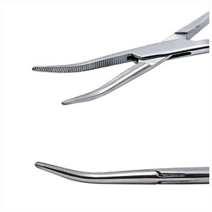 Pinza Hemostática Curva de Acero Inoxidable para Cirugía General y ORL, Instrumento Quirúrgico Manual para Pinzado Preciso de Vasos y Control de Hemorragias - Product Image 5