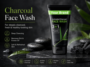 ผู้ผลิตโฟมล้างหน้าถ่านกัมมันต์แบบฉลากส่วนตัว - Product Image 2