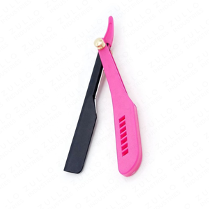 Professional Handle Straight Razor Titanium Coated Stainless Steel <b>Barber</b> Shaving Tool Private Label OEM Design - Product Image 4