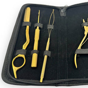 Kit d'outils pour extensions de cheveux ZARNAB SURGICAL avec logo personnalisé, utilisation à domicile, acier inoxydable, prix raisonnable, extensions de cheveux tendance - Product Image 5