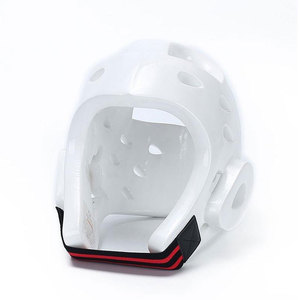 Protège-tête de boxe bleu avec aérations et fermeture auto-agrippante pour adultes, équipement de protection unisexe, couleur unie, usage universel - Product Image 2