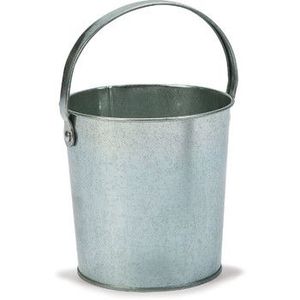 Durable Iron Metal <b>Bucket</b> With High Strength Handle For Cleaning Gardening Water Carrying <b>And</b> Storage Solutions - Product Image 1