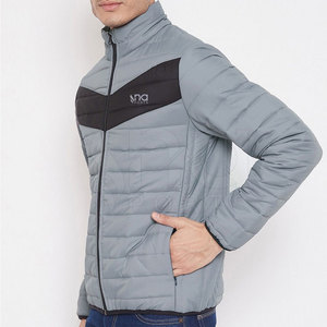 Veste matelassée pour homme en nylon et polyester, teinte unie, vente en ligne, veste d'hiver matelassée pour homme, meilleur prix - Product Image 3