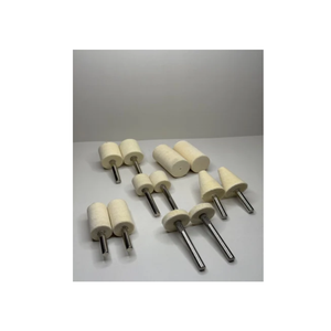 Professional Mandrel Mounted Felt Bobs for Rotary Tool Polishing Buffing and Detailed Surface Finishing - Product Image 6