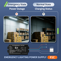 Módulo LED de Emergencia de 3-40W con Batería de Respaldo y Autoprueba para Lámparas de Techo de Superficie
