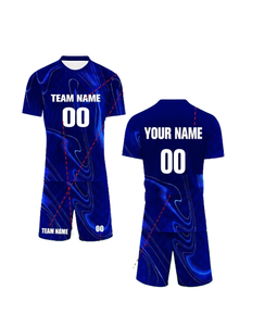 เสื้อฟุตบอลคุณภาพพรีเมียม ชุดฟุตบอล โพลีเอสเตอร์ 100% แขนสั้น ชุดกีฬา ระบายเหงื่อ ป้องกันแบคทีเรีย - Product Image 2