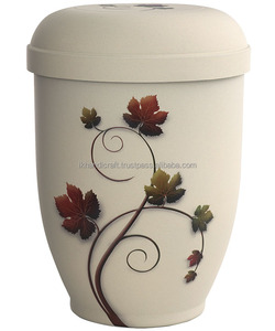 Wholesale European Style White Metal Urn Customised Small Memorial Ashes Box for American Funerals Burials Trusted Cremation - Product Image 5