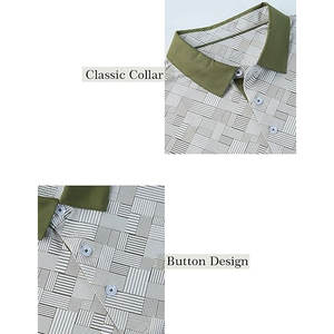 Vêtements décontractés simples pour hommes, polo de golf confortable à manches courtes, polo de golf à vendre - Product Image 4